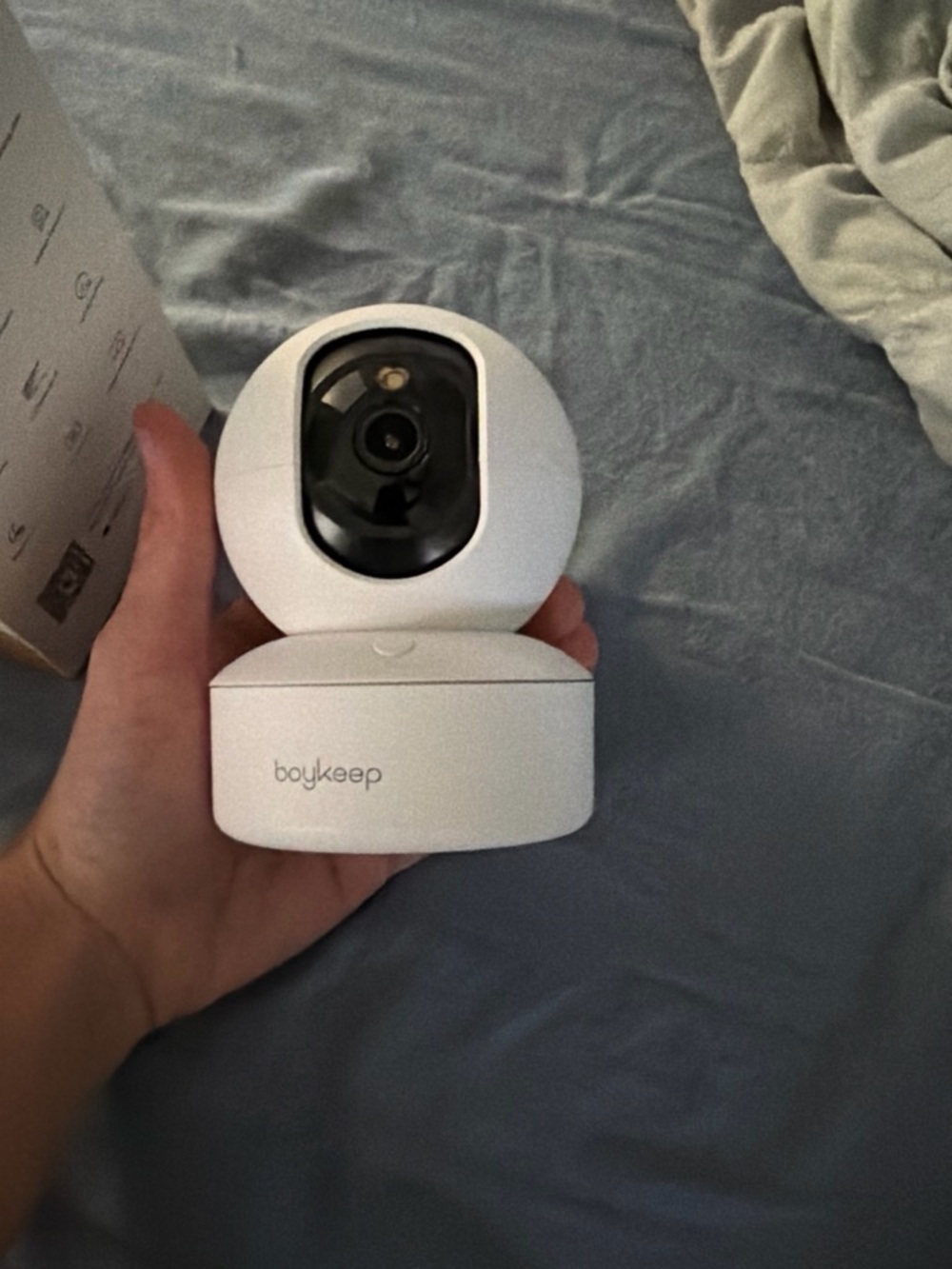 Amazon BoyKeep White and Black Indoor Pan-Tilt Security Camera